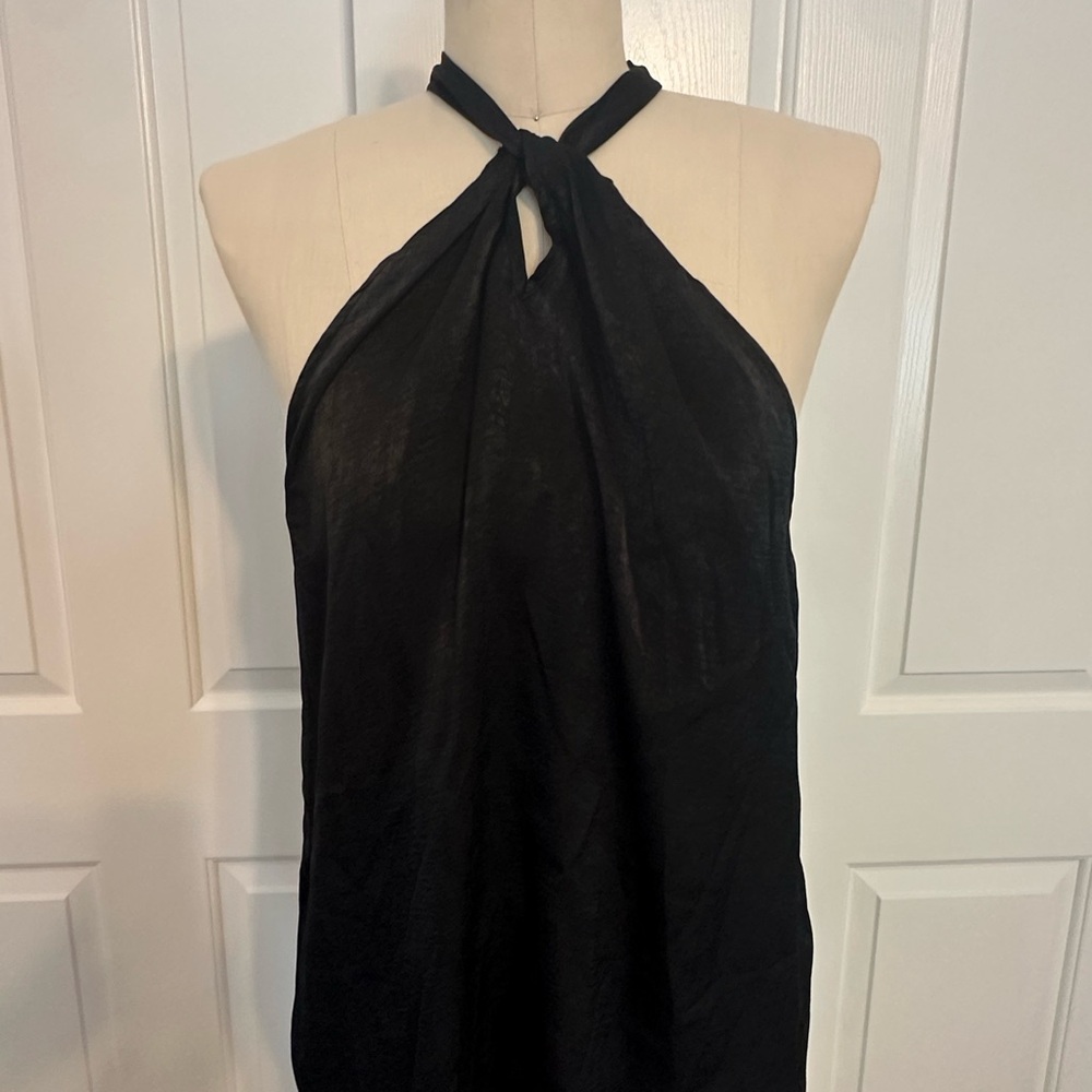 Kalleigh Black Halter Top